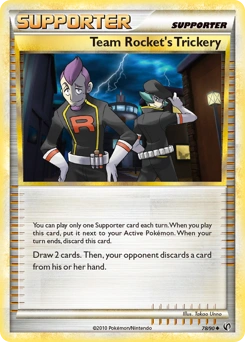 Team Rocket's Trickery Pokémon card, number 78