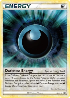Darkness Energy Pokémon card, number 79