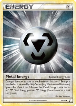 Metal Energy Pokémon card, number 80