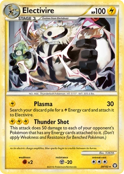 Electivire Pokémon card, number 20