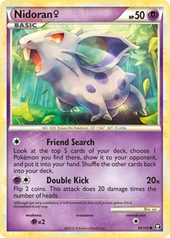 Nidoran ♀ Pokémon card, number 69