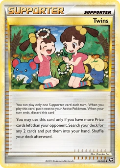 Twins Pokémon card, number 89