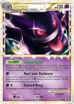 Gengar Pokémon card, number 94