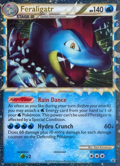 Feraligatr Pokémon card, number HGSS07