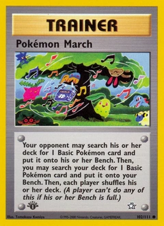 Pokémon March Pokémon card, number 102