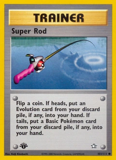 Super Rod Pokémon card, number 103