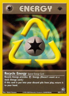 Recycle Energy Pokémon card, number 105