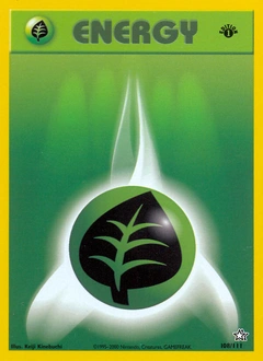 Grass Energy Pokémon card, number 108