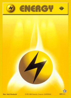 Lightning Energy Pokémon card, number 109