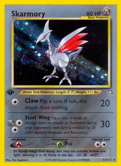 Skarmory Pokémon card, number 13