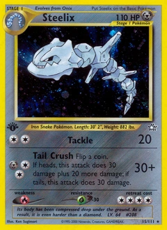 Steelix Pokémon card, number 15
