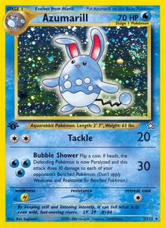 Azumarill Pokémon card, number 2