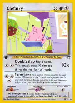Clefairy Pokémon card, number 30