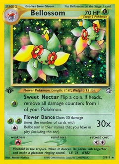Bellossom Pokémon card, number 3