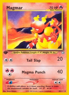Magmar Pokémon card, number 40