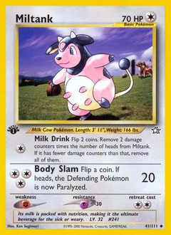 Miltank Pokémon card, number 41
