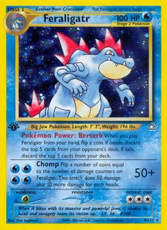 Feraligatr Pokémon card, number 4