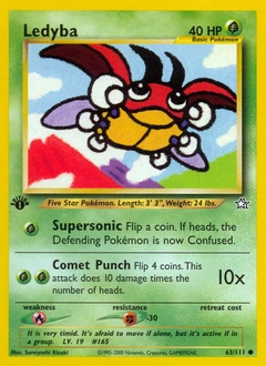 Ledyba Pokémon card, number 63