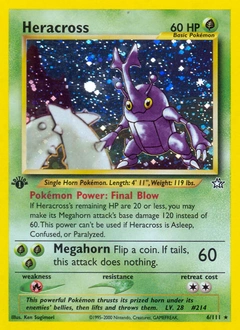 Heracross Pokémon card, number 6