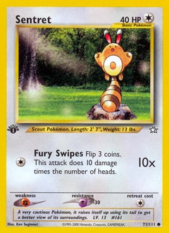 Sentret Pokémon card, number 71