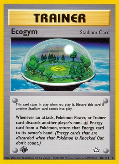 Ecogym Pokémon card, number 84