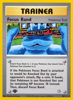 Focus Band Pokémon card, number 86