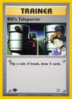 Bill's Teleporter Pokémon card, number 91