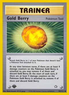 Gold Berry Pokémon card, number 93