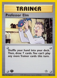 Professor Elm Pokémon card, number 96