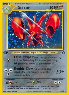Scizor Pokémon card, number 10