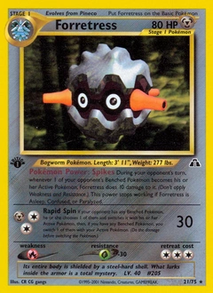 Forretress Pokémon card, number 21