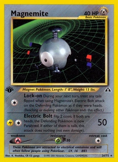 Magnemite Pokémon card, number 26