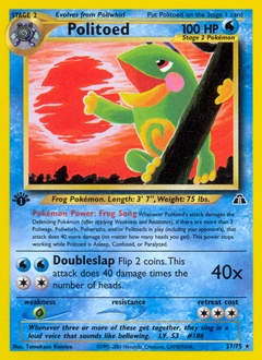 Politoed Pokémon card, number 27