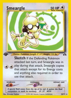 Smeargle Pokémon card, number 30