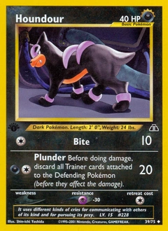 Houndour Pokémon card, number 39