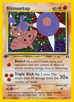 Hitmontop Pokémon card, number 3