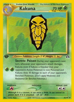 Kakuna Pokémon card, number 41
