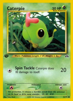 Caterpie Pokémon card, number 53