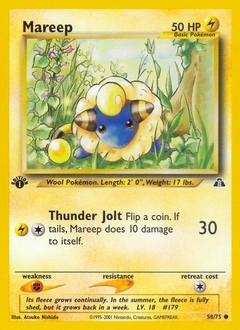 Mareep Pokémon card, number 58