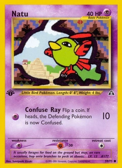 Natu Pokémon card, number 59