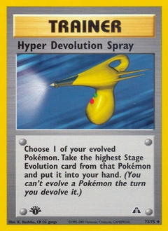 Hyper Devolution Spray Pokémon card, number 73