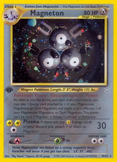 Magneton Pokémon card, number 10