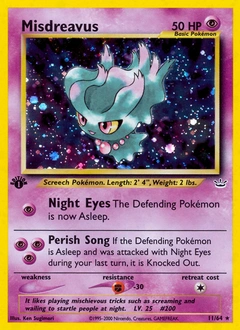 Misdreavus Pokémon card, number 11