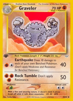 Graveler Pokémon card, number 30