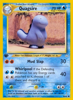 Quagsire Pokémon card, number 48