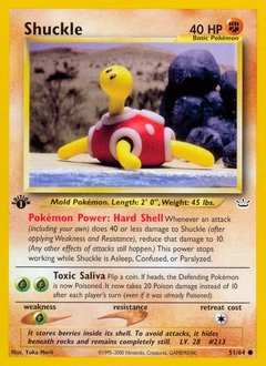 Shuckle Pokémon card, number 51