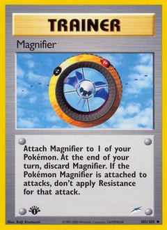 Magnifier Pokémon card, number 101