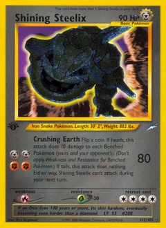 Shining Steelix Pokémon card, number 112