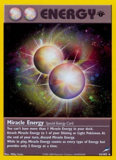 Miracle Energy Pokémon card, number 16