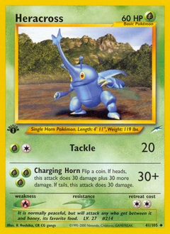 Heracross Pokémon card, number 41